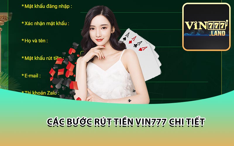 Các Bước Rút Tiền Vin777 Chi Tiết